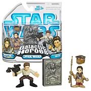Star Wars Galactic Heroes Princess Leia & Han Solo, Not Mint